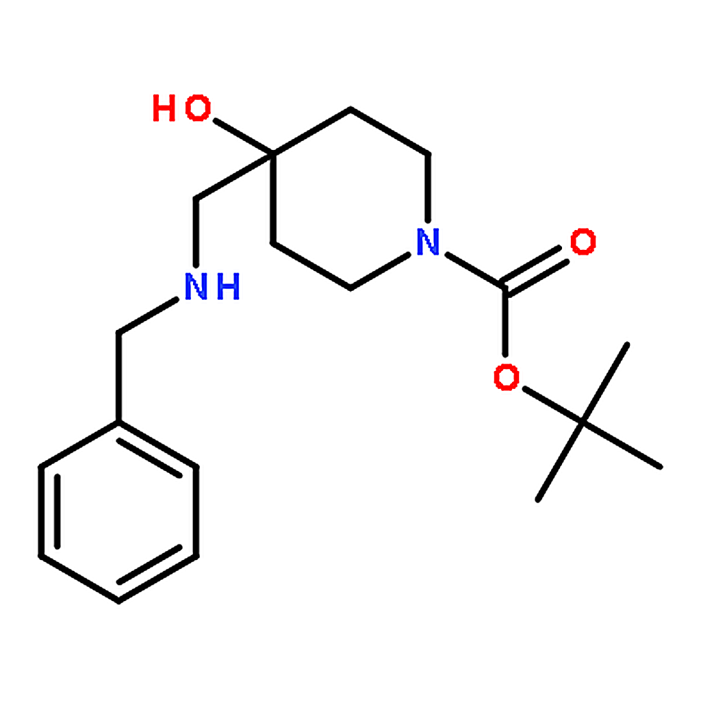 RHAWN tert-butyl 4-((benzylaMino)Methyl)-4-hydroxypiperidine-1-carboxylate