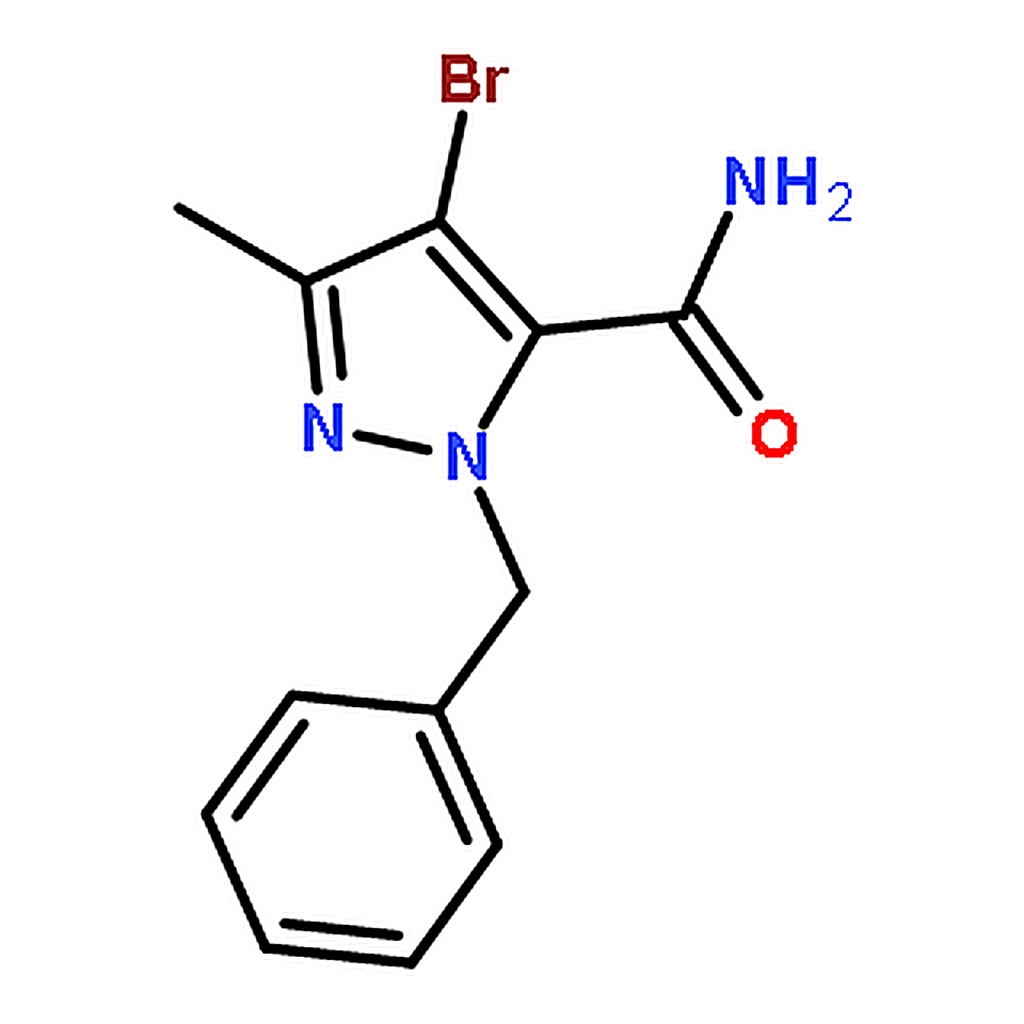 RHAWN 1-Benzyl-4-bromo-3-methyl-1H-pyrazole-5-carboxamide