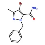 RHAWN 1-Benzyl-4-bromo-3-methyl-1H-pyrazole-5-carboxamide