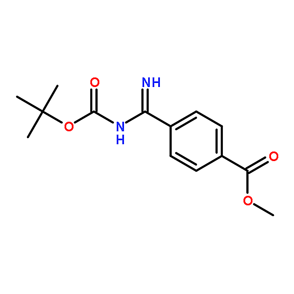 RHAWN Methyl 4-(N-(tert-butoxycarbonyl)carbamimidoyl)benzoate