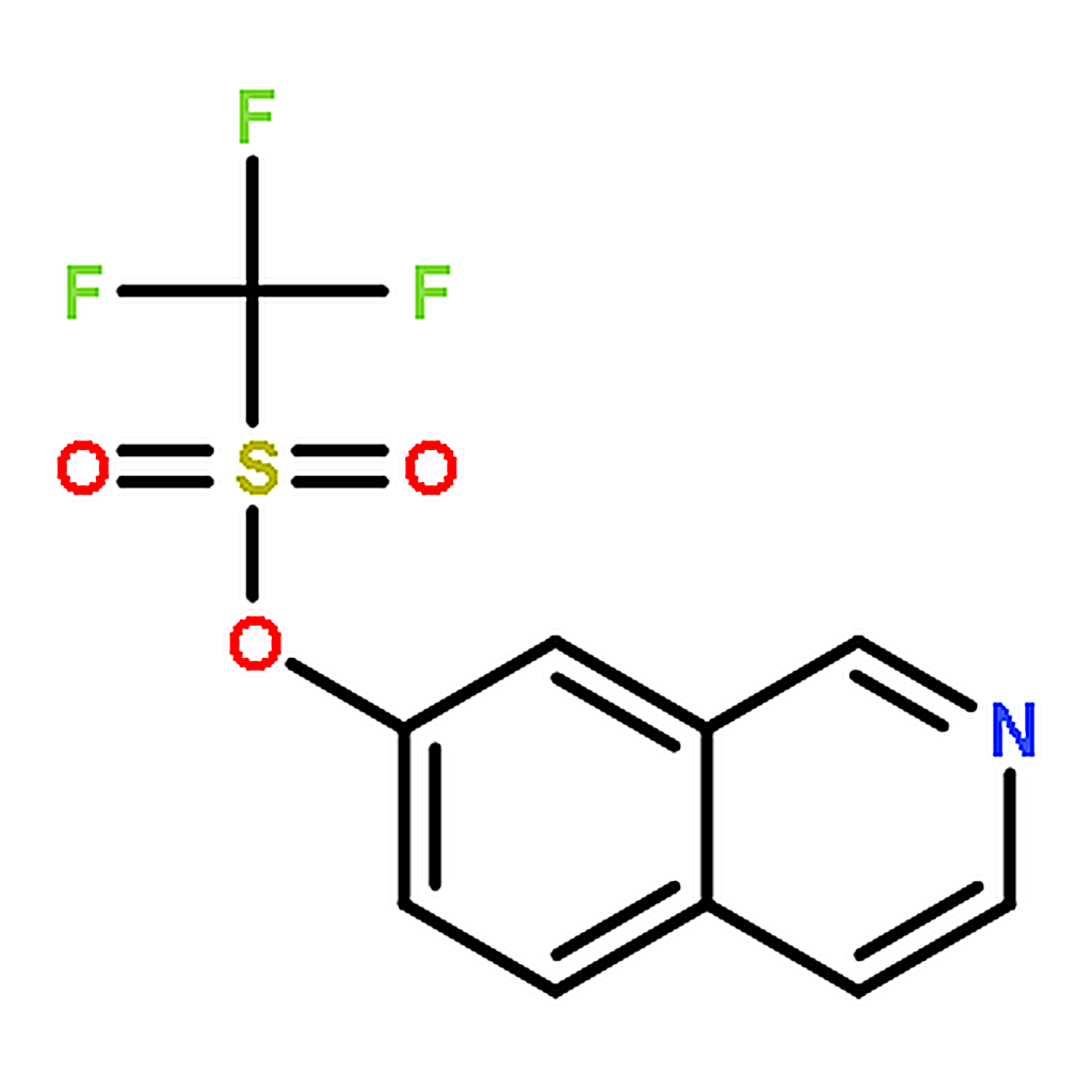 RHAWN isoquinolin-7-yl trifluoromethanesulfonate