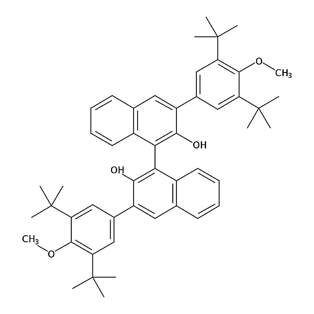 RHAWN (R)-3，3'-Bis[3，5-bis(tert-butyl)-4-methoxyphenyl]-[1，1'-binaphthalene]-2，2'-diol