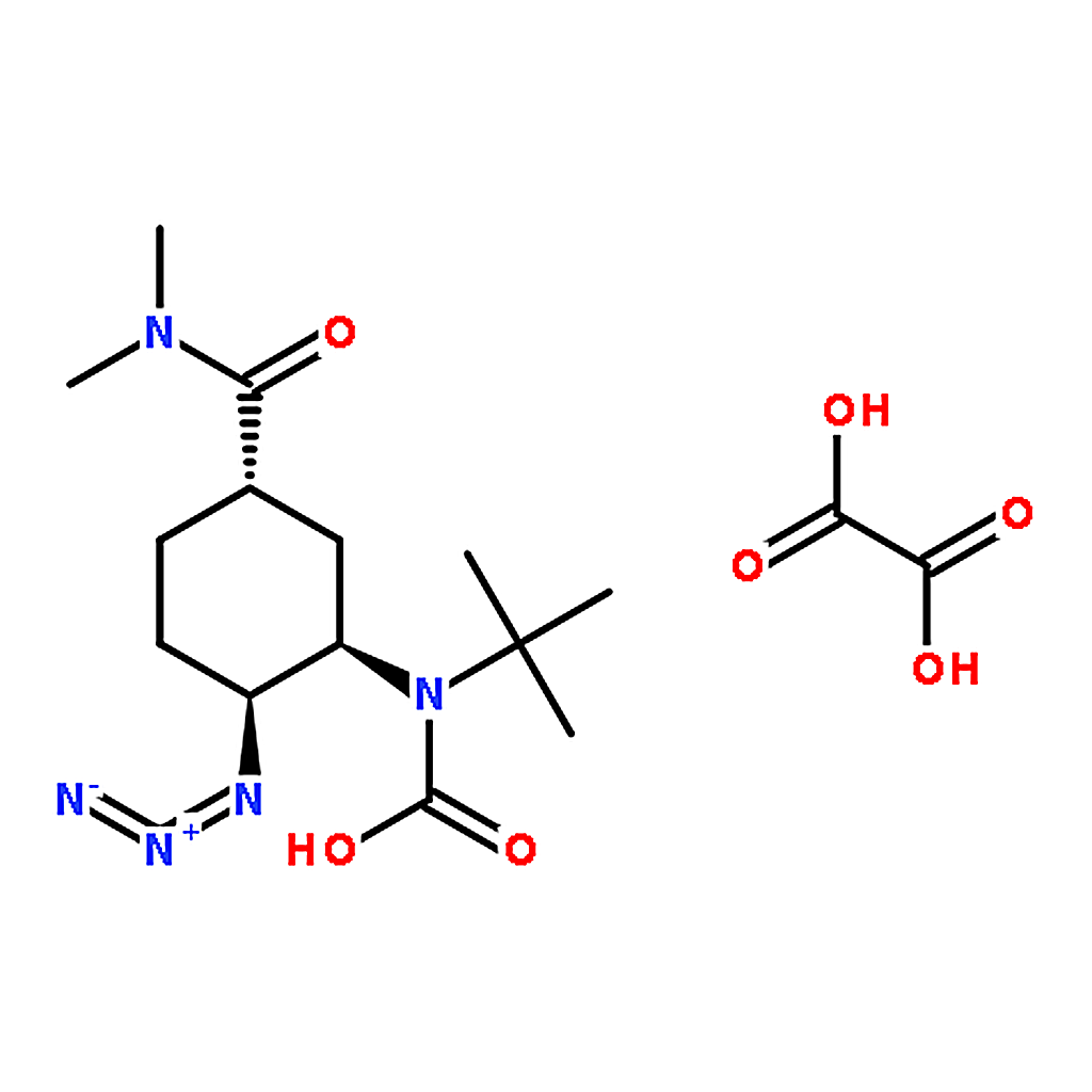 RHAWN Tert-Butyl(1R，2S，5S)-2-azido-5-[(dimethylamino)carbonyl]cyclohexylcarbamate oxalic acid