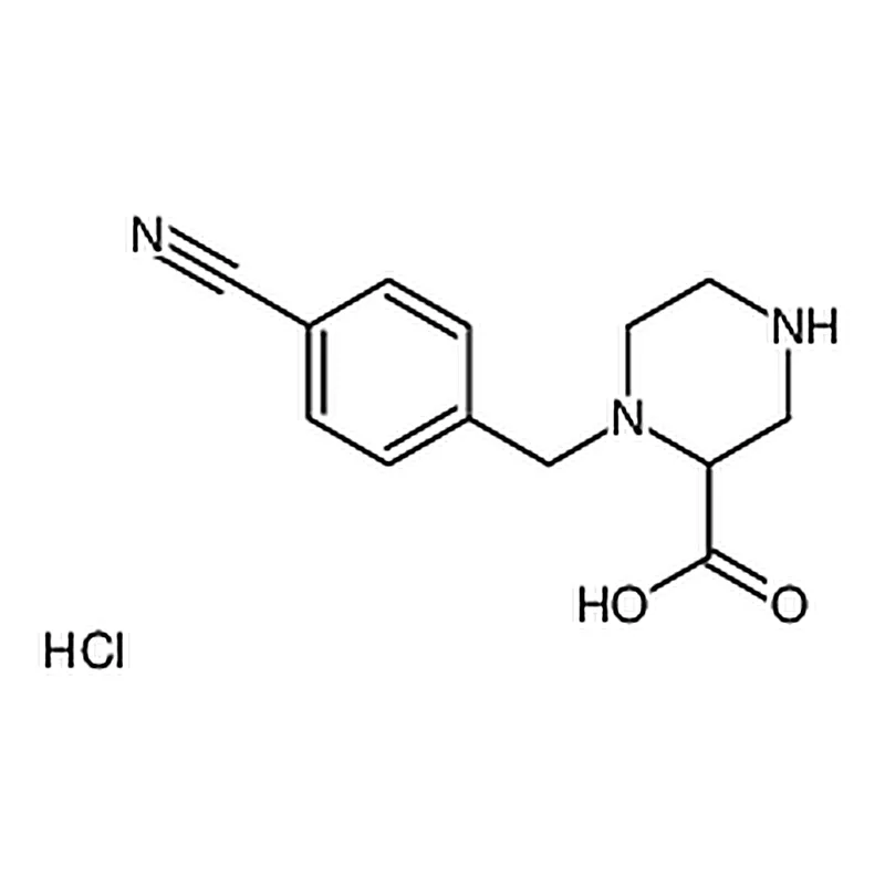 RHAWN 1-(4-Cyanobenzyl)piperazine-2-carboxylic acid hydrochloride