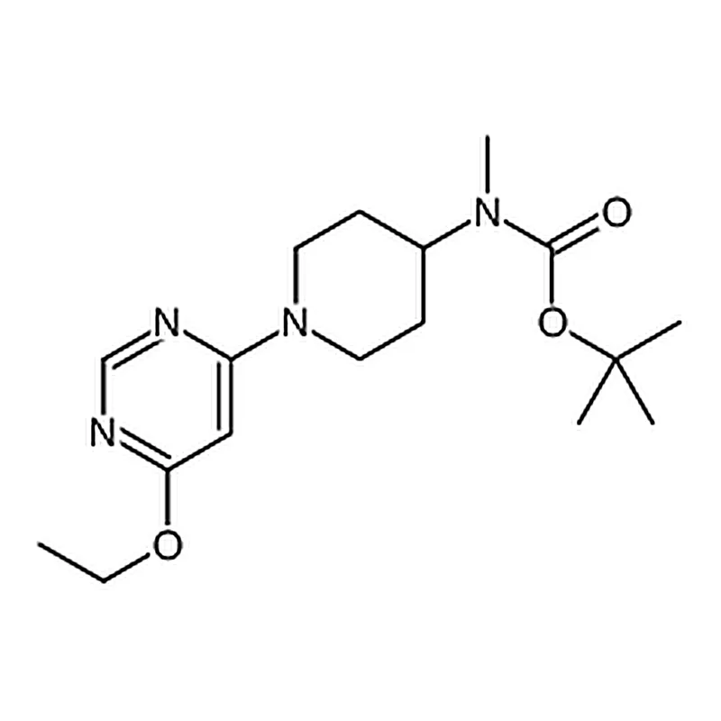RHAWN tert-Butyl (1-(6-ethoxypyrimidin-4-yl)piperidin-4-yl)(methyl)carbamate