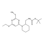 RHAWN tert-Butyl ((1-(6-ethoxy-2-(methylthio)pyrimidin-4-yl)piperidin-2-yl)methyl)carbamate