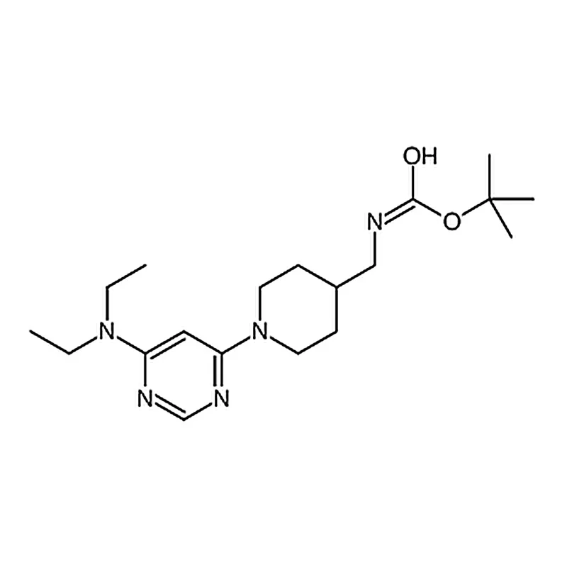 RHAWN tert-Butyl ((1-(6-(diethylamino)pyrimidin-4-yl)piperidin-4-yl)methyl)carbamate