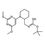 RHAWN tert-Butyl ((1-(6-methoxy-2-(methylthio)pyrimidin-4-yl)piperidin-2-yl)methyl)carbamate
