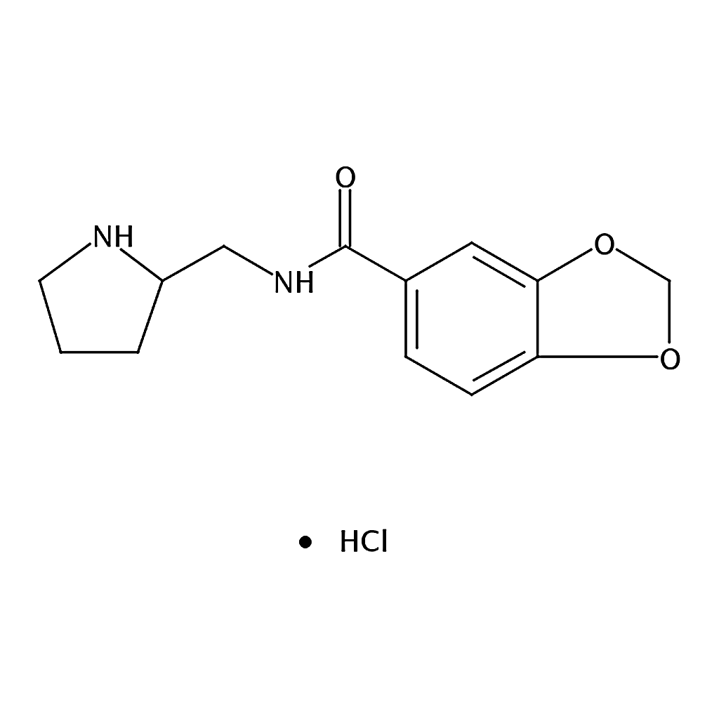 RHAWN N-(Pyrrolidin-2-ylmethyl)benzo[d][1,3]dioxole-5-carboxamide hydrochloride