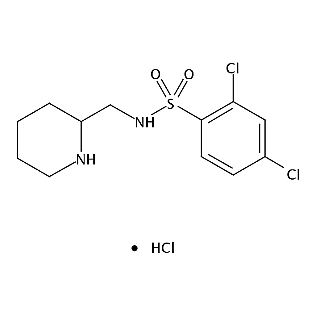 RHAWN 2,4-Dichloro-N-(piperidin-2-ylmethyl)benzenesulfonamide hydrochloride