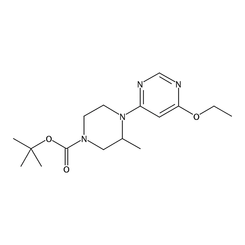 RHAWN tert-Butyl 4-(6-ethoxypyrimidin-4-yl)-3-methylpiperazine-1-carboxylate
