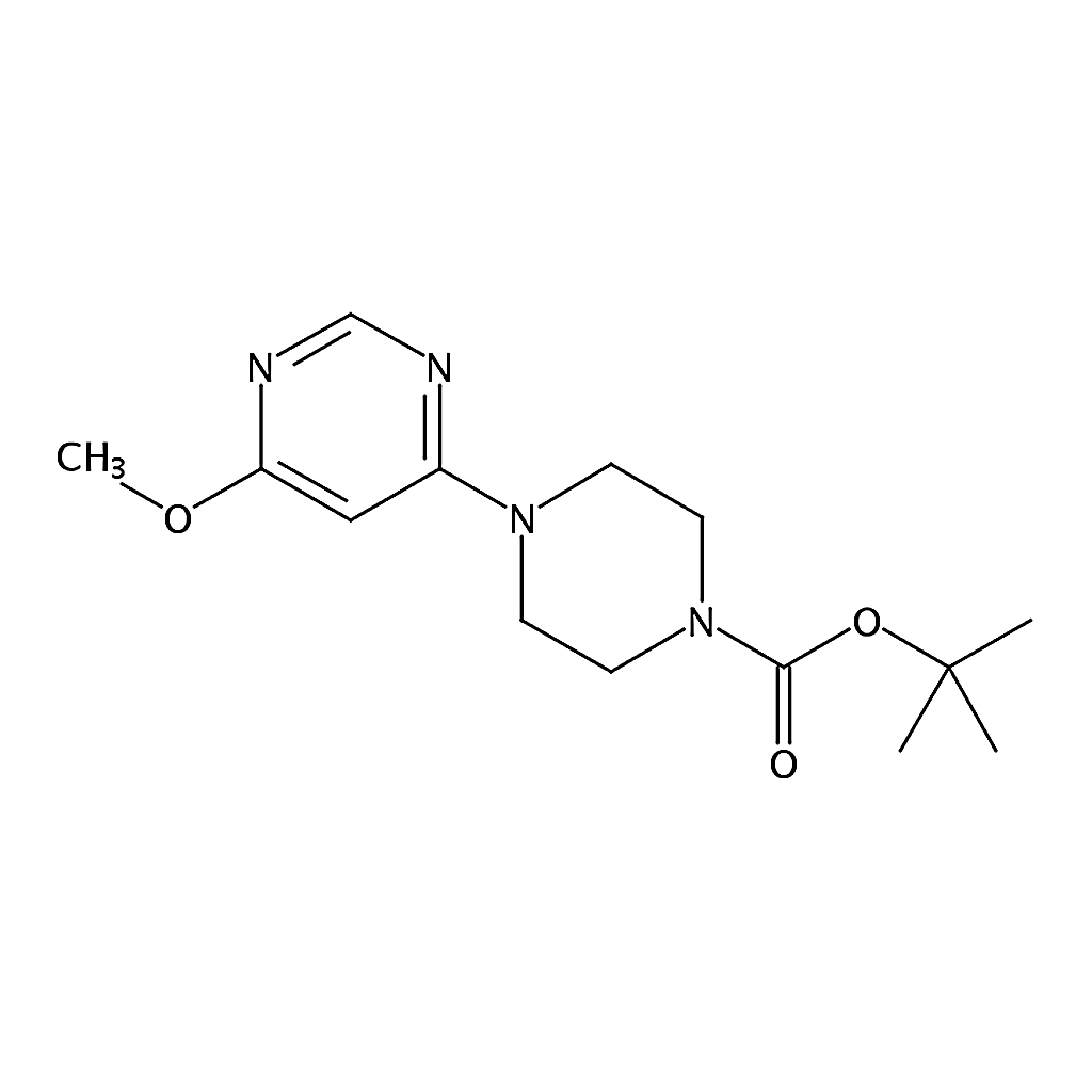 RHAWN tert-Butyl 4-(6-methoxypyrimidin-4-yl)piperazine-1-carboxylate