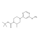RHAWN tert-Butyl 4-(6-methoxypyrimidin-4-yl)-2-methylpiperazine-1-carboxylate