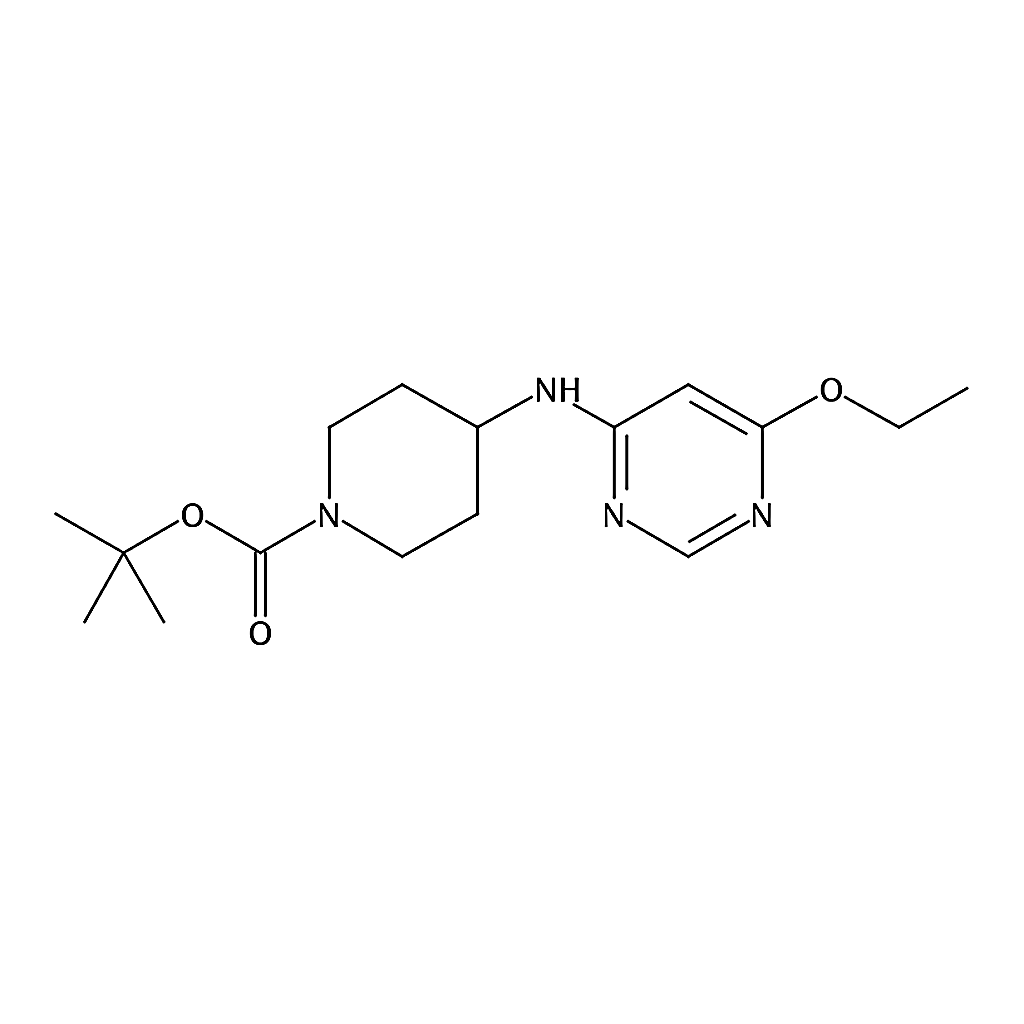 RHAWN tert-Butyl 4-((6-ethoxypyrimidin-4-yl)amino)piperidine-1-carboxylate