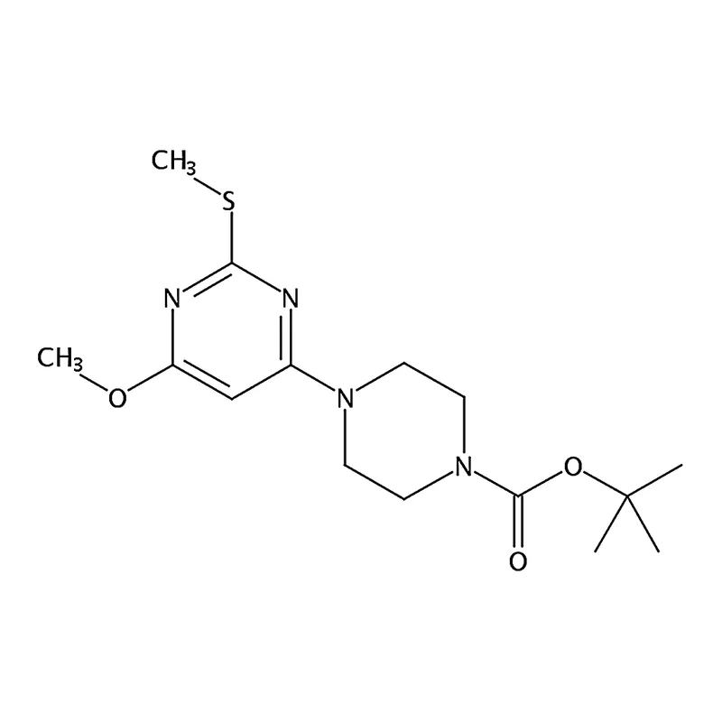 RHAWN tert-Butyl 4-(6-methoxy-2-(methylthio)pyrimidin-4-yl)piperazine-1-carboxylate