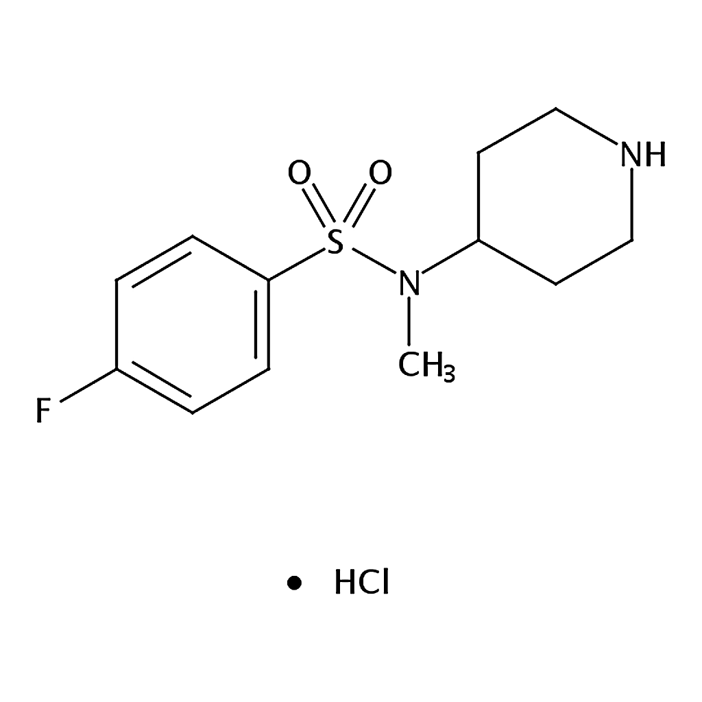 RHAWN 4-Fluoro-N-methyl-N-(piperidin-4-yl)benzenesulfonamide hydrochloride