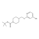 RHAWN tert-Butyl 4-(((4-cyanopyridin-2-yl)thio)methyl)piperidine-1-carboxylate