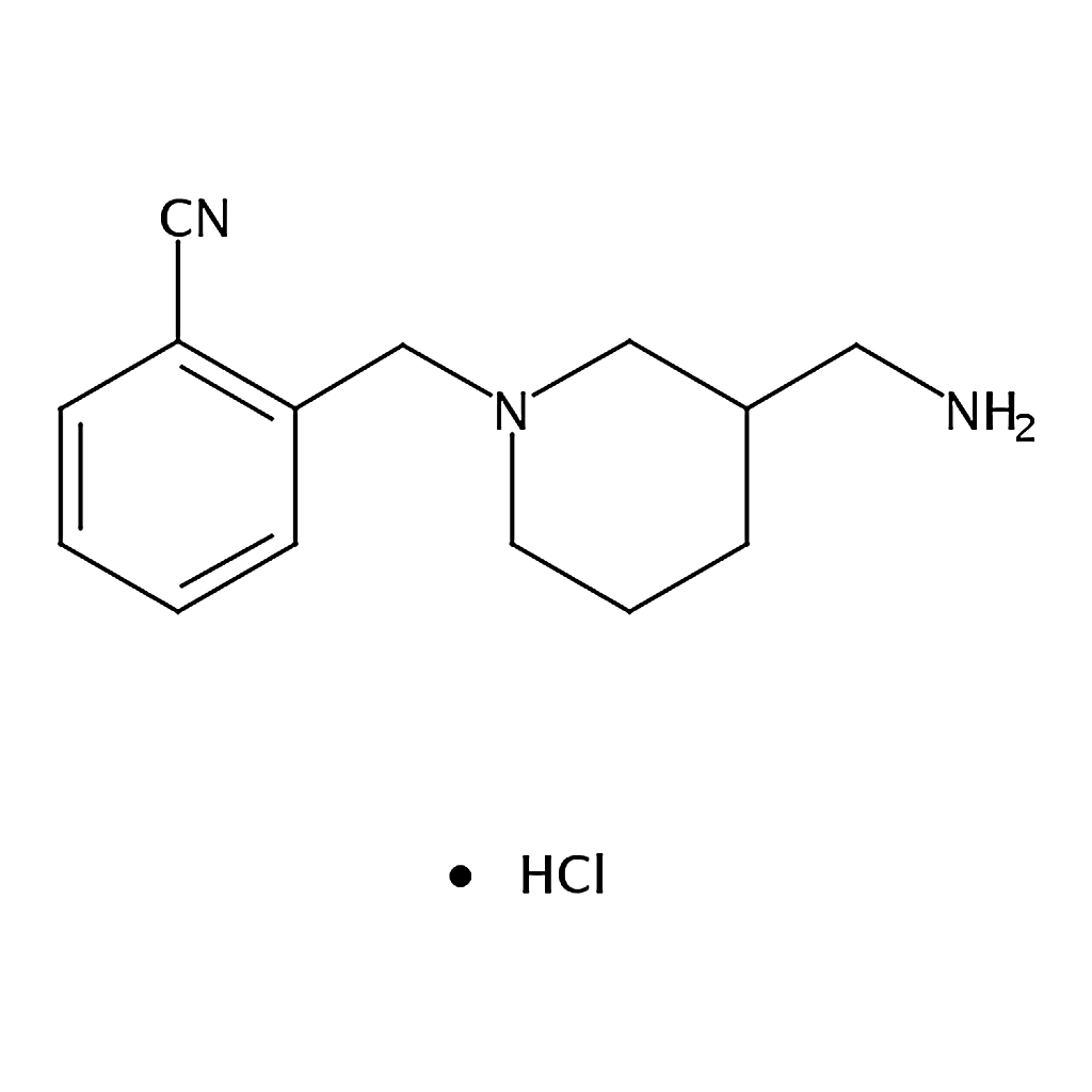 RHAWN 2-((3-(Aminomethyl)piperidin-1-yl)methyl)benzonitrile hydrochloride