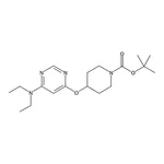 RHAWN tert-Butyl 4-((6-(diethylamino)pyrimidin-4-yl)oxy)piperidine-1-carboxylate