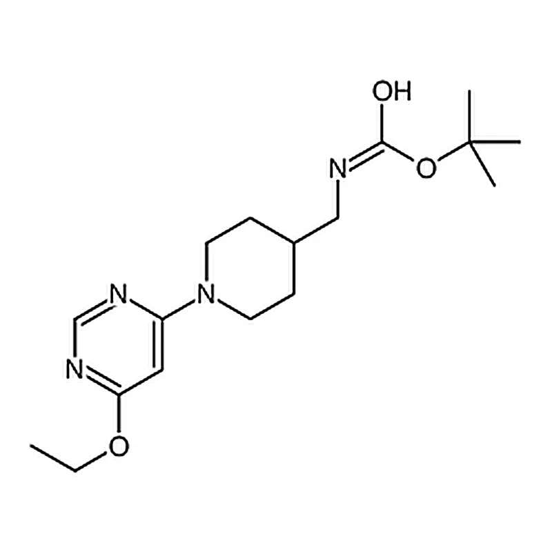 RHAWN tert-Butyl ((1-(6-ethoxypyrimidin-4-yl)piperidin-4-yl)methyl)carbamate