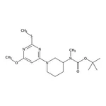 RHAWN tert-Butyl (1-(6-methoxy-2-(methylthio)pyrimidin-4-yl)piperidin-3-yl)(methyl)carbamate