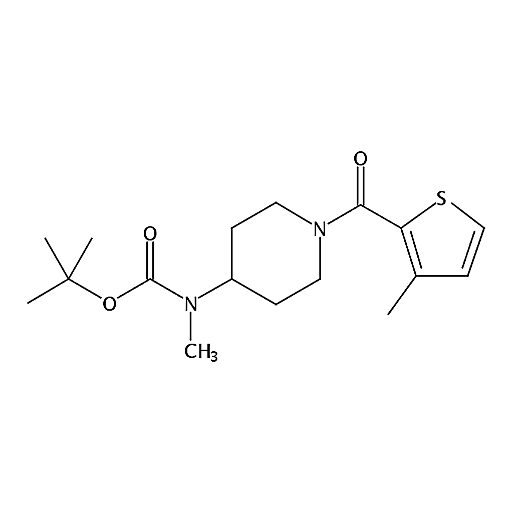 RHAWN tert-Butyl methyl(1-(3-methylthiophene-2-carbonyl)piperidin-4-yl)carbamate