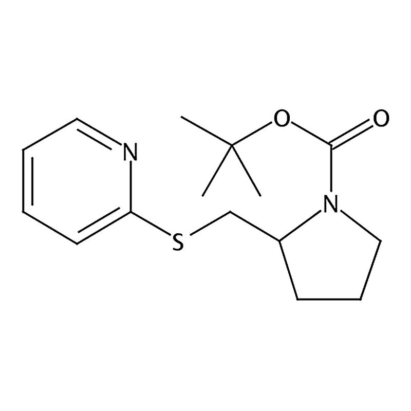 RHAWN 2-(Pyridin-2-ylsulfanylmethyl)-pyrrolidine-1-carboxylic acid tert-butyl ester