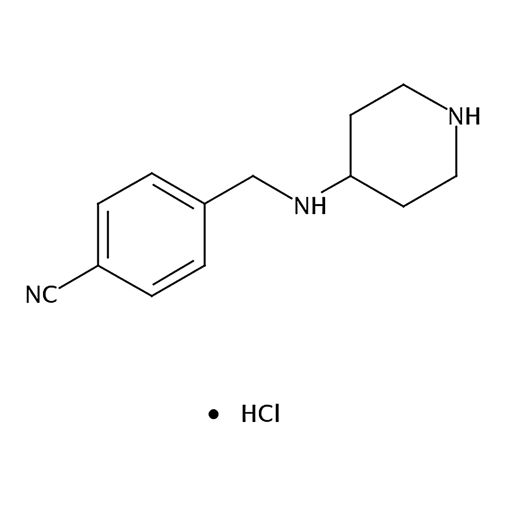RHAWN 4-((Piperidin-4-ylamino)methyl)benzonitrile hydrochloride