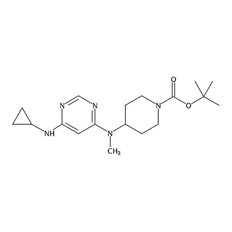 RHAWN tert-Butyl 4-((6-(cyclopropylamino)pyrimidin-4-yl)(methyl)amino)piperidine-1-carboxylate
