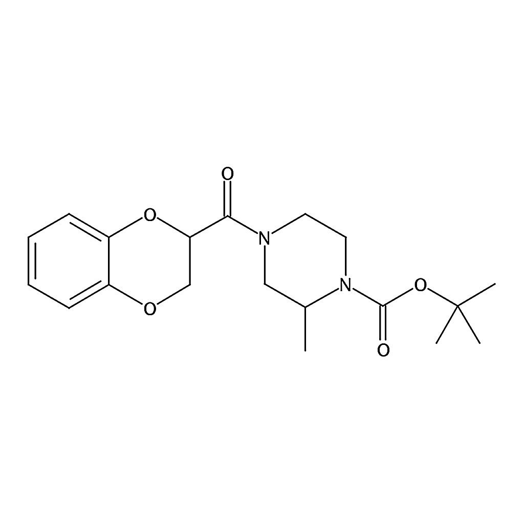 RHAWN tert-Butyl 4-(2,3-dihydrobenzo[b][1,4]dioxine-2-carbonyl)-2-methylpiperazine-1-carboxylate