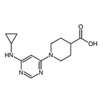 RHAWN 1-(6-(Cyclopropylamino)pyrimidin-4-yl)piperidine-4-carboxylic acid