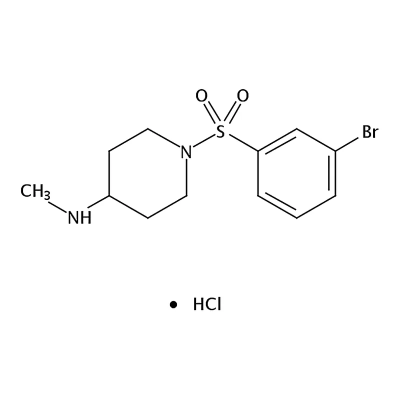 RHAWN 1-((3-Bromophenyl)sulfonyl)-N-methylpiperidin-4-amine hydrochloride