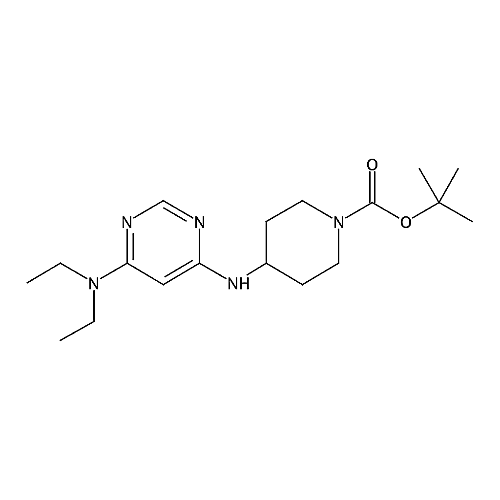 RHAWN tert-Butyl 4-((6-(diethylamino)pyrimidin-4-yl)amino)piperidine-1-carboxylate