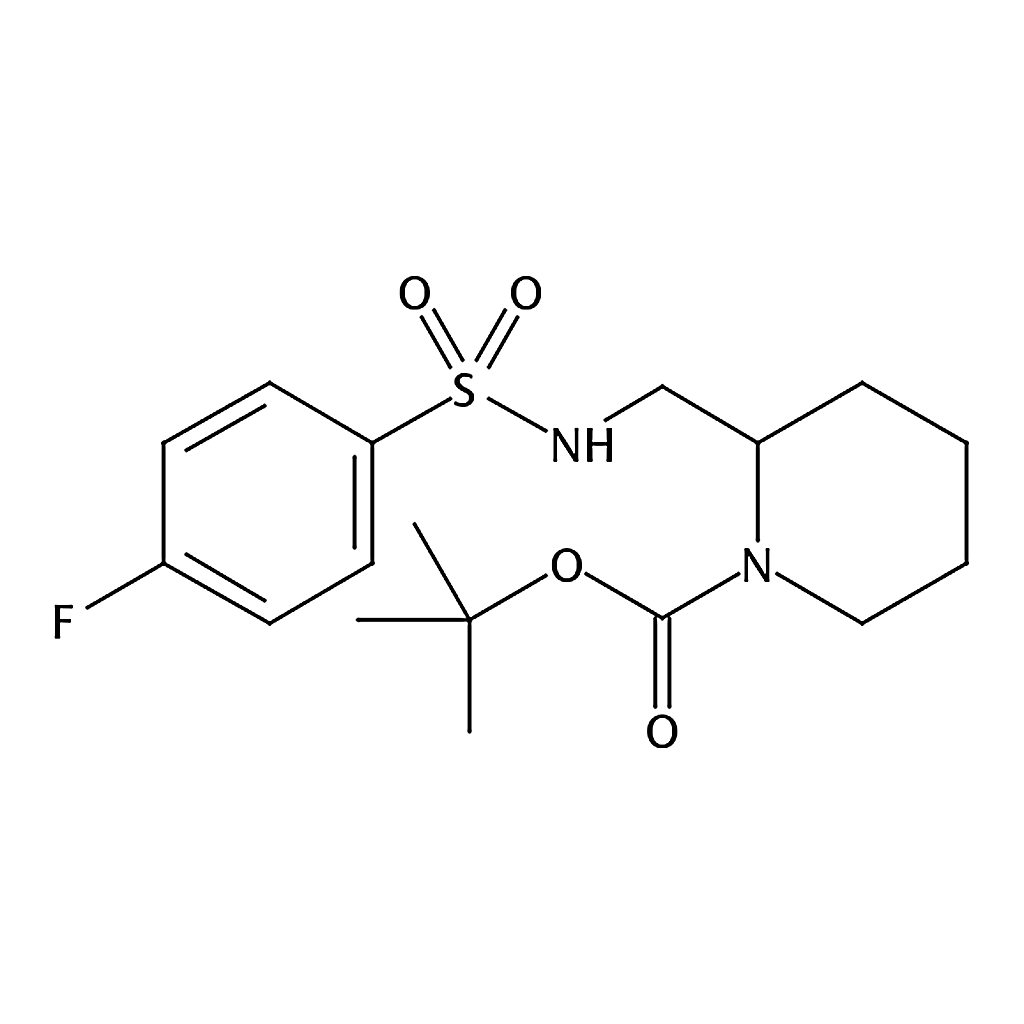 RHAWN tert-Butyl 2-((4-fluorophenylsulfonamido)methyl)piperidine-1-carboxylate