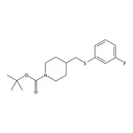 RHAWN tert-Butyl 4-(((3-fluorophenyl)thio)methyl)piperidine-1-carboxylate
