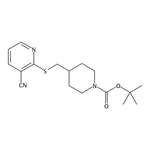 RHAWN tert-Butyl 4-(((3-cyanopyridin-2-yl)thio)methyl)piperidine-1-carboxylate