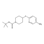 RHAWN tert-Butyl 4-((5-nitropyridin-2-yl)thio)piperidine-1-carboxylate