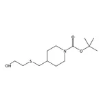 RHAWN tert-Butyl 4-(((2-hydroxyethyl)thio)methyl)piperidine-1-carboxylate