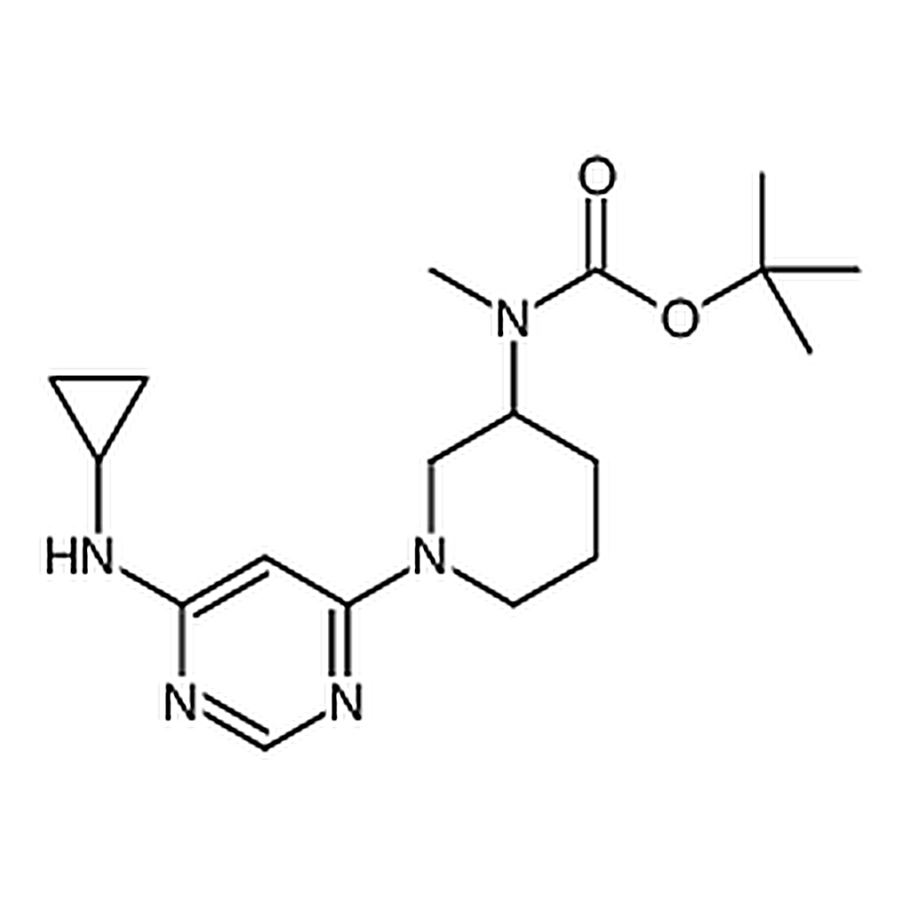RHAWN tert-Butyl (1-(6-(cyclopropylamino)pyrimidin-4-yl)piperidin-3-yl)(methyl)carbamate