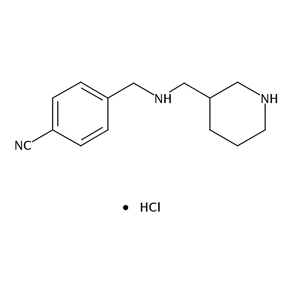 RHAWN 4-(((Piperidin-3-ylmethyl)amino)methyl)benzonitrile hydrochloride