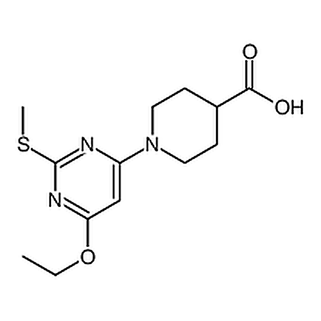 RHAWN 1-(6-Ethoxy-2-(methylthio)pyrimidin-4-yl)piperidine-4-carboxylic acid