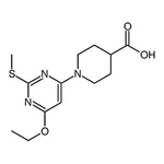 RHAWN 1-(6-Ethoxy-2-(methylthio)pyrimidin-4-yl)piperidine-4-carboxylic acid