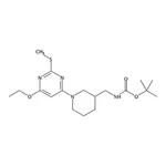 RHAWN tert-Butyl ((1-(6-ethoxy-2-(methylthio)pyrimidin-4-yl)piperidin-3-yl)methyl)carbamate