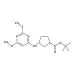 RHAWN tert-Butyl 3-((6-methoxy-2-(methylthio)pyrimidin-4-yl)amino)pyrrolidine-1-carboxylate
