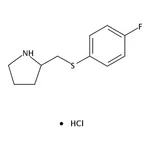 RHAWN 2-(((4-Fluorophenyl)thio)methyl)pyrrolidine hydrochloride