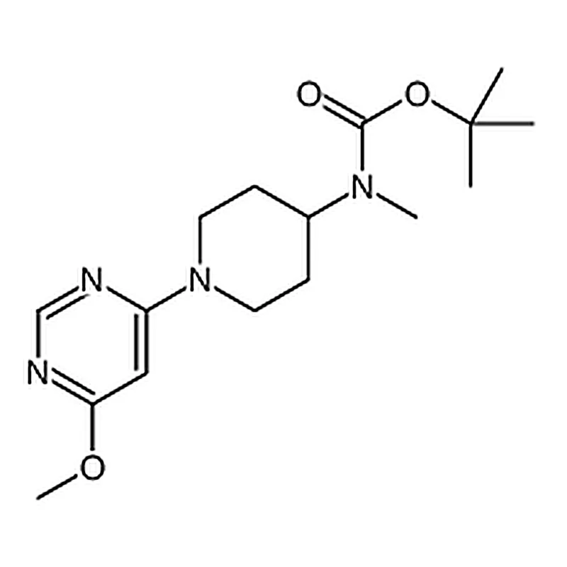 RHAWN tert-Butyl (1-(6-methoxypyrimidin-4-yl)piperidin-4-yl)(methyl)carbamate