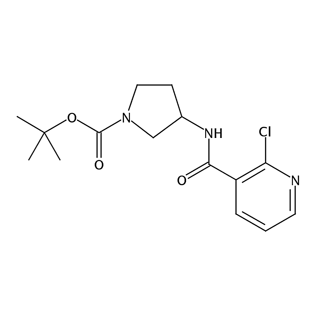 RHAWN tert-Butyl 3-(2-chloronicotinamido)pyrrolidine-1-carboxylate