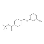 RHAWN tert-Butyl 4-(((6-aminopyrimidin-4-yl)oxy)methyl)piperidine-1-carboxylate