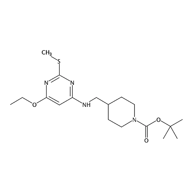 RHAWN tert-Butyl 4-(((6-ethoxy-2-(methylthio)pyrimidin-4-yl)amino)methyl)piperidine-1-carboxylate