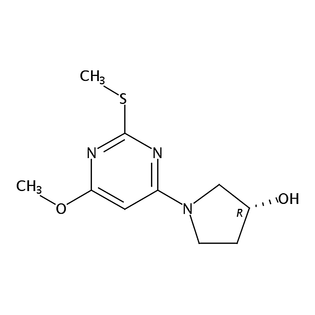 RHAWN (R)-1-(6-Methoxy-2-(methylthio)pyrimidin-4-yl)pyrrolidin-3-ol